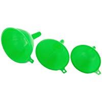Pl&aacute;stico Verde 3 ordenadores diferentes tama&ntilde;os Conjunto embudo filtrante de laboratorio