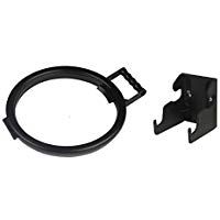 Negro Soporte de pared y de color pr&aacute;ctico ARO/ANILLO PARA Soporte Negro Saco ABRIR
