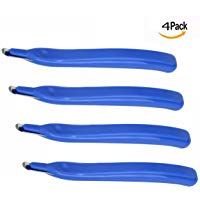 OFKPO 4 pcs Extractor de Grapas Magn&eacute;tico， Quitagrapas de Palanca, Azul