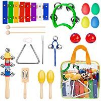 Instrumentos Musicales para Ni&ntilde;os, Xilofono Ninos Infantil, Banda de Ritmo de Juguetes de Percusi&oacute;n, Probados con EN71, CPSIA