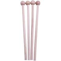 healifty 4&nbsp;unidades Madera Masala baqueta Mallet xil&oacute;fono baqueta Hard Yarn cabeza con mango