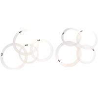 2x Anillos de Control de Tono de Tambor Drum Muffler Amortiguaci&oacute;n Regalo &Uacute;nico para Hombres,Mujeres, Guitarristas
