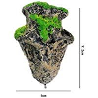 Yiitay Decoraci&oacute;n de acuario artificial para pecera, forma de p&oacute;mez flotante, piedra suspendida paisaje
