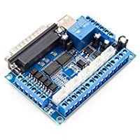 KNOSSOS 5 Axis CNC Breakout Shield Board Stepper Motor Driver MACH3 Module Controller - Blue