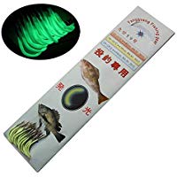 fghfhfgjdfj 30 unids Paquete de Artes de Pesca de Acero de Alto Carbono Gancho Luminoso Mar Fresco Y Slat Accesorios de Pesca Gancho de Agua