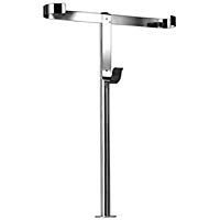 Kripsol Soporte para salvavidas piscina pie + soporte acero inoxidable