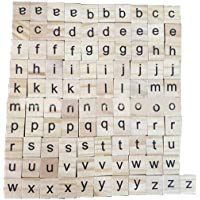 100 Unids Alfabeto De Madera Azulejos Scrabble N&uacute;meros de Letras Juguete Educativo para Juegos de Mesa Marco de Boda Arte de la Pared Reemplazo de Artesan&iacute;a Joyer&iacute;a Scrapbooking