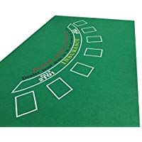 tapete verde de Blackjack para Casino (fieltro)