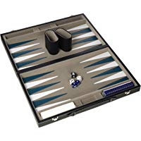 Gibsons G388 - Backgammon en Caja de Piel sint&eacute;tica (38 cm)