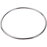 niceeshop(TM) Misterio Cerrar a Trav&eacute;s Magia Cuatro Kit Anillos Conectado con Instrucciones (plata, Juego de 4)