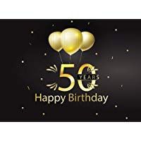 50th Happy Birthday: Birthday Anniversary Party Guest Book,Keepsake Birthday Gift Messages and Thoughts and Wishes: Volume 1 (Birthday Party Book Signing)