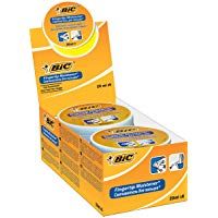 Bic 897178 - Humedecedor de yemas de los dedos (6 unidades, 20 ml), color blanco y naranja