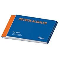 Dohe 50052D - Talonario de recibos tercio apaisado Alquiler IVA duplicado