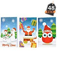 Kompanion 48 Mini Bloc de Notas &ndash; Accesorio de Papeler&iacute;a Libreta para Relleno de Medias Navide&ntilde;as &ndash; Premio, Sorpresa para Cumplea&ntilde;os de Ni&ntilde;os o Feria &ndash; Agenda para Favor
