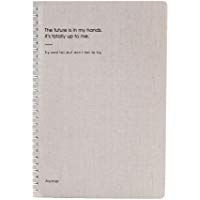 MSYOU - Cuaderno de tapa dura, tama&ntilde;o peque&ntilde;o, color liso, estilo espiral