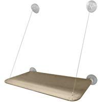La ventana de la cama del gato montada con la ventosa fuerte y el cable inoxidable sostienen hasta 20KG