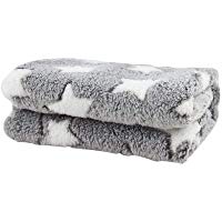 Cupcinu Almohadillas para Mascotas Manta de Perro Felpudo Esteras para Perros Colch&oacute;n para Mascotas Mantas de Cama de Nido Se Puede Doblar y Limpiar 1pcs (Gris- M)