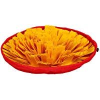 Dog Snuffle Mat Cat Round Training Esteras de alimentaci&oacute;n Pet Nosework Sniffing Pad Manta de liberaci&oacute;n de estr&eacute;s port&aacute;til para Interiores al Aire Libre