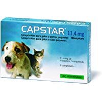 Novartis 290086 Capstar Perro/Gato, 1-11 Kg - 6 Comprimidos