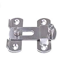 AJOYCN Hebilla de Bloqueo del Gancho de Acero Inoxidable Cierre de la Puerta Accesorios de la Puerta Accesorios del Armario de la Ventana de la Puerta