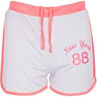 New York 88 Impreso Cord&oacute;n Pantalones Calientes Corredor Shorts Pantal&oacute;nes Cortos para Ni&ntilde;as Chicas