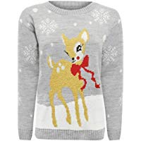 Ni&ntilde;os Ni&ntilde;a Punto Reno de Navidad Rudolf Novedad de Navidad Su&eacute;ter Top 2-14