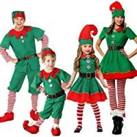 BaZhaHei Navidad Mam&aacute; Pap&aacute; Ni&ntilde;os Toddler Sombrero Calcetines Pantalones Tops Familiares Conjuntos de Disfraz de Disfraz de Disfraz de Navidad para Padres e Hijos Padre-Hijo Infantil Vacaciones cosplay