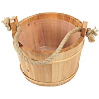 Croll & Denecke - Cubo para sauna (madera, 28 cm de di&aacute;metro)