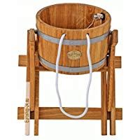 Alcachofa de ducha con soporte 23L, roble