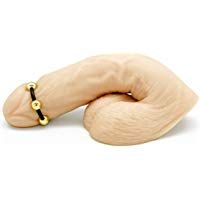 DR. ELECTRO ESTIM, anillo dorado el&eacute;ctrico, para glande y test&iacute;culo con bolas de estimulaci&oacute;n, para estimulaci&oacute;n el&eacute;ctrica