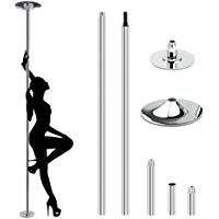 amzdeal&nbsp;&ndash;&nbsp;Cadena de danza Barra Acero Inoxidable 45&nbsp;mm Pole Dance Strip Barra Extension 125/250/500&nbsp;mm garant&iacute;a Expansion