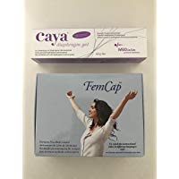 Femcap 22mm Capuch&oacute;n Cervical & Caya Gel Contraceptivo Natural 60g Paquete Combinado