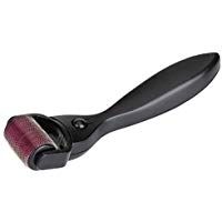 TOOGOO(R)1.5mm Titanium 1200 agujas de Microagujas Derma Meso Rodillo Piel Acne Cicatriz Estiramiento (Negro + purpura)