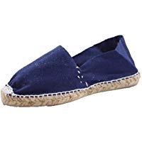 Alpargatas de Esparto Plana Made in Spain en Azul Marino