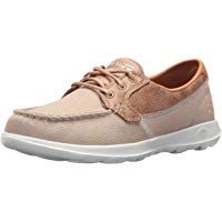 Skechers Go Walk Lite-Coral, N&aacute;uticos para Mujer