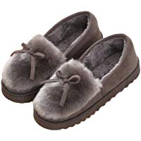 Mujer Zapatillas de Estar Invierno casa Cerradas Calienta con Comodidad Pantuflas