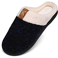 Zapatillas de Casa Hombre Mujer Invierno Pantuflas Antideslizantes C&aacute;Lido Zapatilla de Estar por Casa Caliente Peluche C&oacute;modo Zapatos Memory Foam