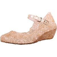 Tyidalin Ni&ntilde;a Bailarina Zapatos de Tac&oacute;n Disfraz de Princesa Zapatilla de Ballet Para 3 a 12 A&ntilde;os EU28-33(Color P&uacute;rpura,Gold,Plata)