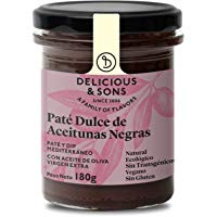 Delicious & Sons Pat&eacute; Dulce de Aceitunas Negras 180g
