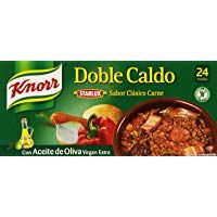 Knorr Doble Caldo Sabor Cl&aacute;sico Carne - 24 pastillas
