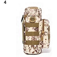 LUOSI Bolsa de Botella de Agua al Aire Libre Tactical Gear Kettle Waist Shoulder Bag for fan&aacute;ticos del ej&eacute;rcito Escalada Camping Senderismo Bolsas