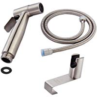 CIENCIA De mano del bid&eacute; del rociador superior de acero inoxidable Pulverizador Shattaf - Bid&eacute; Conjunto completo de WC, bid&eacute; mano pulverizador para WC (WS024S)