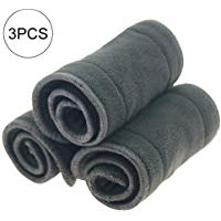 Naisicatar reutilizable suaves 5 capas del paquete de 3 carb&oacute;n de bamb&uacute; insertos para beb&eacute; pa&ntilde;al de tela lavable de alta absorci&oacute;n de trazadores de l&iacute;neas del bonito regalo