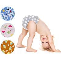 PiccolOrganics, Pa&ntilde;ales Ecol&oacute;gicos Tela Economicos - GOTS y OEKO Hipoalergenico Reutilizables Talla 0 a Talla 5 Kit Eco Pa&ntilde;al + Inserto Organico Lavables Suaves para Neonato Bebe Ni&ntilde;o Ni&ntilde;a