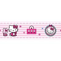 Graham & Brown - Cenefa infantil (polipropileno), dise&ntilde;o de Hello Kitty