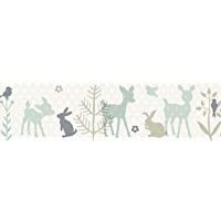 lovely label, Cenefa autoadhesiva, 450 x 11,5 cm, dise&ntilde;o de Animales con corcino