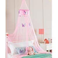 Ideal Textilien - Cortina de Dosel para Cama, Color: Rosa