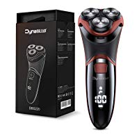 DynaBliss Afeitadora El&eacute;ctrica para Hombre Rotativa, H&uacute;medo y Seco Maquinilla de Afeitar barba IPX7 Impermeable con Pop-up Trimmer y LCD Display