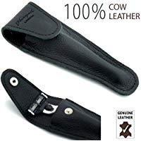 Funda de Cuero 100% Protector / Estuche de Viajes para Afeitadoras Gillette Mach 3 y Fusion