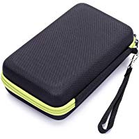 Vococal-Portable Travel EVA Shaver el&eacute;ctrica Trimmer Storage Case Bag Box Organizador para Philips Norelco OneBlade QP2530 2520-Verde